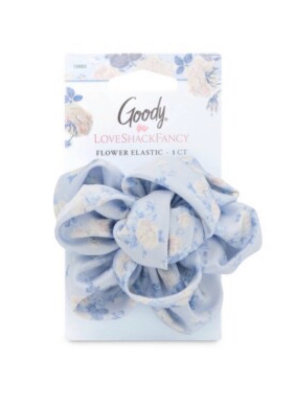 Love Shack Fancy x Goody Light Blue Floral Flower Hair Accessary